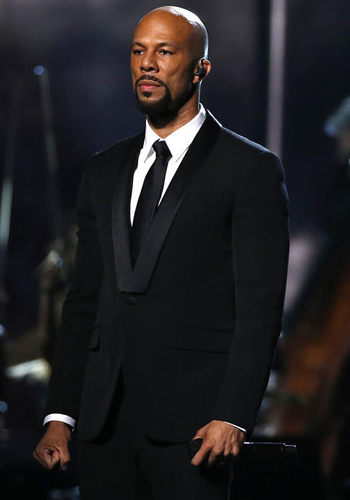 COMMON AND JOHN LEGEND STAND AFTER PERFORMING 