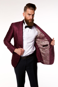 XXXX Collection 100% Silk Jacquard Dinner Jacket